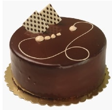 Katıksız 6–9 Kişilik Çikolatalı Yaş Pasta